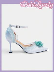 Dola Lovely Women's Fashion Blue High Heel Pumps For Christmas For Halloween - Blue - View 2