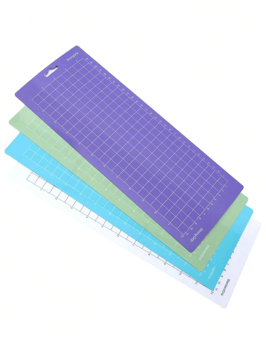 SHEIN 1pc 3pcs Cutting Mat Compatible With Joy Machine 3 Packs Replacement Adhesive Cut Mats Green Purple Blue Transparent Waterproof Durable. - Multicolor - View 1