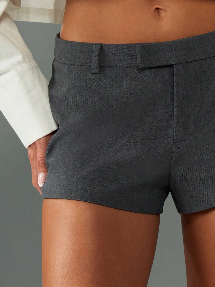 MISSGUIDED High Rise Tailored Shorts With Belt