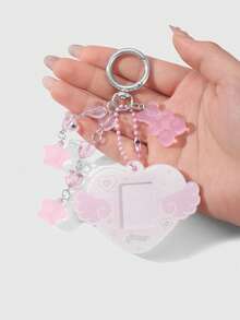 ROMWE Kawaii Móc chìa khóa - Hồng - Xem 3