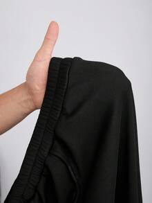 SHEIN CURVE+ Quần ống đứng lót len ấm áp mùa đông cho nữ cỡ lớn - màu đen - Xem 9