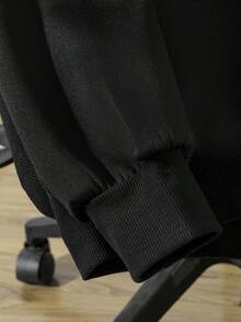 Attitoon 休闲复古风豹纹星形图案宽松连帽长袖卫衣，适合秋冬季节穿着，风格包括复古、性感、可爱、Y2K、椰子女孩、波西米亚风、嬉皮风、音乐节等。女士拉链卫衣，女士拉链卫衣。 - 黑色 - 查看 9