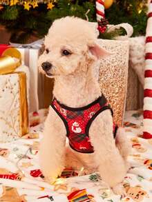 PETSIN 1 pieza Traje de Navidad para mascotas - Disfraz de celebración ligero y transpirable - Multicolor - Ver 2