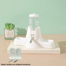 1pc Pet Supplies Hamster Kettle Feeder Drinking Fountain Small Animals Drinking Fountain Hamster Water Bottle Holder