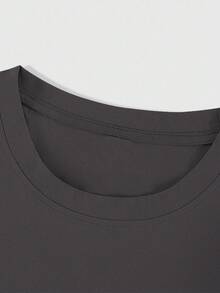 ROMWE MEN Goth 男士字母十字印花圆领休闲长袖T恤 - 彩色 - 查看 3