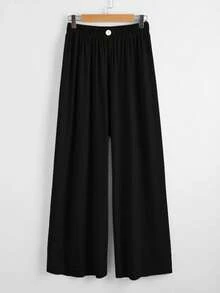 Mulvari Plus Single Button Wide Leg Pants