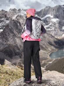 Flexra 女士休闲水洗直筒可拆卸牛仔裤户外徒步防晒轻便速干女式徒步服女式徒步裤女式户外裤露营装女式 - 黑色 - 查看 2