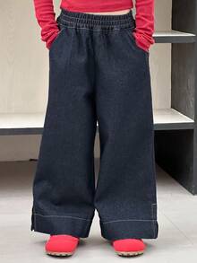 Dazy Kids Young Girls Denim Jeans - Blue - View 5