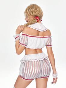 ROMWE Avant Deadly Clown Sexy Costume Set