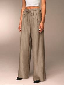 Avantive Mùa thu cho nữ / Mùa thu / Mùa thu / Trở lại trường / Hòa nhạc đồng quê / Hòa nhạc dành cho nữ / Đi chơi / Sinh nhật / Trang phục Halloween / Thường ngày / Y2k / Những năm 2000 / Những năm 90 / Gợi cảm / Trang phục phương Tây cho nữ / Boho / Đồng quê / Câu lạc bộ / Văn phòng / Cocktail / Cổ điển / Bodycon / Lễ hội Rave / Hài hước / Sang trọng / Quý tộc / Thời trang đường phố / Kỳ nghỉ / Hòa nhạc đồng quê / Công sở / Khiêm tốn / Nghỉ xuân / Độc thân / Hòa nhạc / Cơ bản / Tốt nghiệp / Halloween / Quần vest sọc / Quần vest buộc dây - Màu Khaki - Xem 4