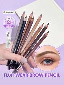 SHEGLAM Fluff Line Eyebrow Pencil-Blonde Brand Beauty Makeup Face Paint Cosmetic For Women Girls Perfect For Winter Ideal For Y2K Fancy Fashion Suitable For Birthday Christmas Gift Party Ready Best Color