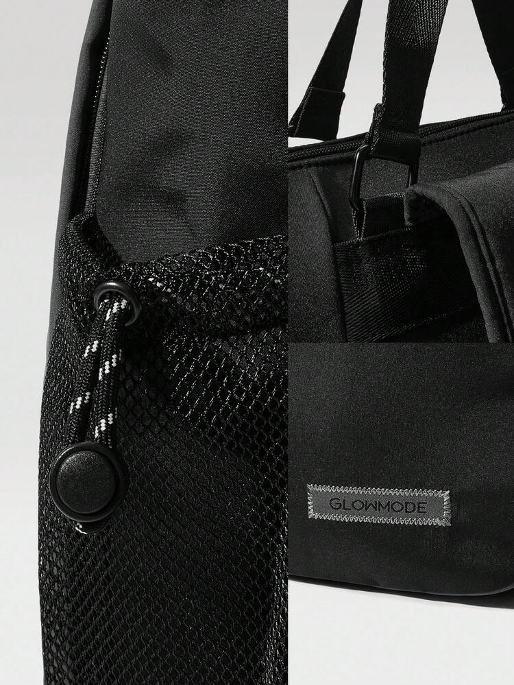 19L Bolsa de mochila ajustable con correas para el hombro y múltiples capas de almacenamiento para raquetas, para tenis, golf y uso casual diario