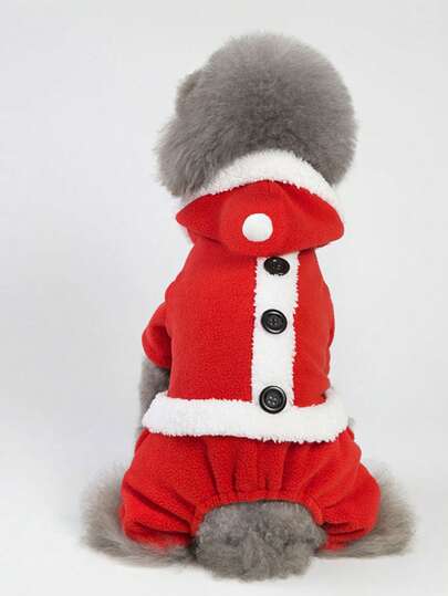 PETSIN 宠物铃铛、圣诞礼服、节日狗狗礼服、四脚裤