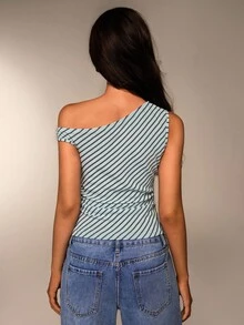 SHEIN Forever 21 Summer Women Prom/Formal/Beach/Vacation/Cute/Western Wear/Business Casual/Elegant/Birthday/Going Out/Club/Office Outfits/Festival/Rave/Work Clothes/Classy/Country Concert/Brunch/Cruise/Old Money/Airport/Modest/Church/Fairycore/Coquette/Tea Party/Y2k/Streetwear/2000s/Disco/Spring Break/Graduation/Wedding Guest/Cocktail/Vintage/Bodycon/Resort/Coachella/Fitted/Top Asymmetrical Top One Shoulder Top Striped Top