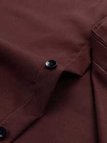 Manfinity Nomadique Men's Casual/Business Long Sleeve Button-Up Shirts Cowboy Shirts Rodeo For Men Brown Shirt Men, For Fall