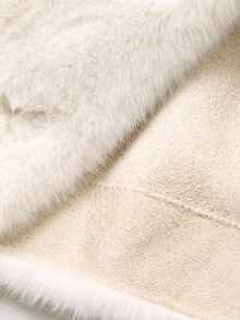 DAZY Women's Solid Color Round Neck Regular Jacket, Autumn Women Coats - Beige - View 10