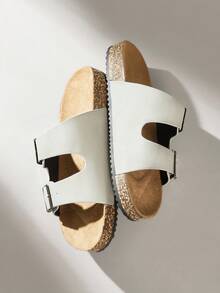 Solecia أحذية رجالية مسطحة بنعل مستدير وشريطي إغلاق بالخطاف والحلقة، مريحة وملائمة للاستخدام اليومي والحفلات والتنقل، متعددة الاستخدامات وعصرية - رمادي - مشاهدة 6