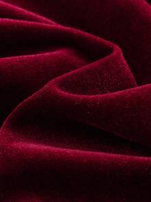 Girlism Váy trang trí nơ đỏ, thanh lịch cho các bữa tiệc - dành cho bé gái tuổi teen - Màu Đỏ Sâu - Xem 4