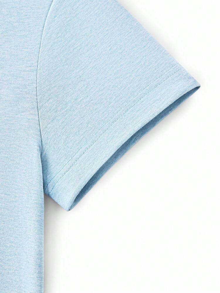 Blue Soft Cotton Women Nightdress