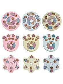 1个狗狗益智玩具慢食喂食器互动增智喂食器防滑慢食碗猫狗食物游戏 - 彩色 - 查看 8