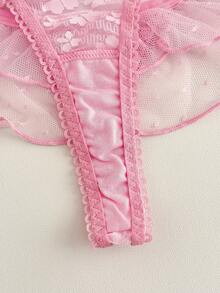 3pcs/Pack Women's Sexy Thong Panties - Multicolor - View 5