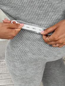 SHEIN 秋装、秋季服装、孕妇装 秋冬装 2 件套孕妇休闲长袖毛衣上衣和裤子套装 孕妇装 2 件套孕妇套装 孕妇装 孕妇休闲套装 舒适孕妇套装 孕妇装两件套 孕妇休闲套装 舒适孕妇套装