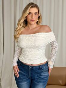 Auralis Áo ren trễ vai thoải mái, thanh lịch, co giãn tốt, thích hợp mặc hàng ngày cho nữ, phù hợp cho mùa xuân và mùa thu. Áo này thích hợp để đi chơi, mặc vào mùa thu, hoặc dự tiệc trưa. - Màu be - Xem 5