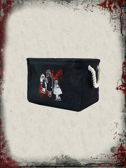 A Nightmare on Elm Street X ROMWE Figure Graphic Large Capacity Dirty Clothes Hamper Storage Basket