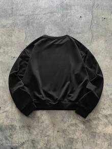 AXEPEAK Men's Loose Fit Crew Neck Long Sleeve Pullover Sweatshirt, Fall, Winter