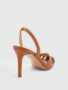 CUCCOO SZL Women's Pointed Toe High Heel Hollow Design Fashion High Heel Pumps