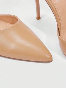 CUCCOO SZL Pointed Toe Stiletto High Heel Sexy Women's Pumps, Suitable For Summer Vacation, Night Out, Party, Club Wear - Apricot - View 6