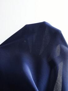 EMERY ROSE Plus Size Women's Striped Batwing Color-Blocking V-Neck Batwing Sleeve Summer Shirt