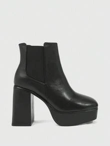CUCCOO SZL Women's Fashion Daily Travel High Heel Boots Ankle Boots - Black - View 7