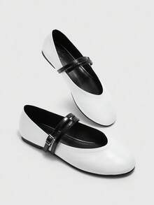 CUCCOO BIZCHIC Women's Casual Versatile Flat Loafers - White - View 9