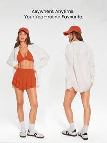 GLOWMODE Nylon Peak Performance Sweatband Cap With Reflective Handsewn Logo Daily Casual - Orange - View 5