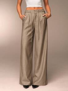 Avantive Mùa thu cho nữ / Mùa thu / Mùa thu / Trở lại trường / Hòa nhạc đồng quê / Hòa nhạc dành cho nữ / Đi chơi / Sinh nhật / Trang phục Halloween / Thường ngày / Y2k / Những năm 2000 / Những năm 90 / Gợi cảm / Trang phục phương Tây cho nữ / Boho / Đồng quê / Câu lạc bộ / Văn phòng / Cocktail / Cổ điển / Bodycon / Lễ hội Rave / Hài hước / Sang trọng / Quý tộc / Thời trang đường phố / Kỳ nghỉ / Hòa nhạc đồng quê / Công sở / Khiêm tốn / Nghỉ xuân / Độc thân / Hòa nhạc / Cơ bản / Tốt nghiệp / Halloween / Quần vest sọc / Quần vest buộc dây - Màu Khaki - Xem 1