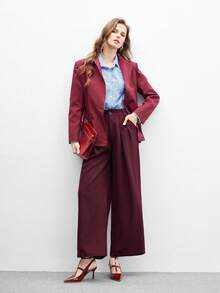 CUCCOO BIZCHIC 女士尖头高跟鞋，性感细高跟鞋，户外/通勤/派对/婚礼/办公室鞋，酒红色 - 酒紅色 - 查看 10