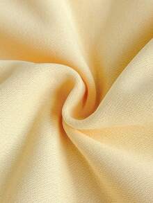 SHEIN Vintaside Kids 婴儿/幼儿女孩 0-3 岁休闲水果梨印花圆领长袖运动衫 + 罗纹打底裤 2 件套服装，春夏 - 黃色 - 查看 6