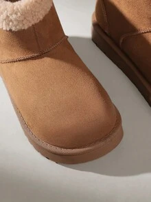 Solecia بوت ثلج كاجوال دافئة للنساء للخارج، خريف/شتاء