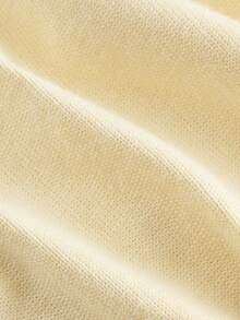 SHEIN MOD Women's Fashion Square Neck Puff Sleeve Rhinestone Button Sweater, Autumn