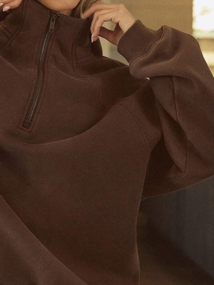 Heavyweight Fleece Oversized Hoodie Jacket Thick Thermal Warm Winter