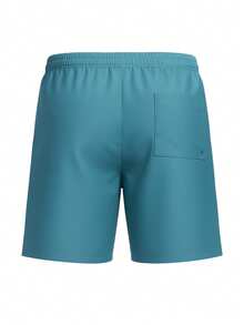 Calvin Klein CK SWIM Men's Athletic Swimwear Comfortable Compression UV Protection Water Sports Summer Vacation Blue KM0KM01092-CJ6 - Storm blue - View 5