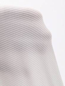 DAZY 女士圆领短袖插肩袖星星印花休闲基本款T恤 - 白色 - 查看 6