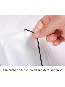 SHEIN 40 Stück Großes Kapazität Aufkleber Buch Aufbewahrung. Klebeband Foto Aufkleber Karte Rechnung Quittung Haftnotiz Sammelalbum, A6 Clip-On Tasche Datei Aufbewahrungsbuch für Klassenzimmer, Zuhause, Büro und Reisen