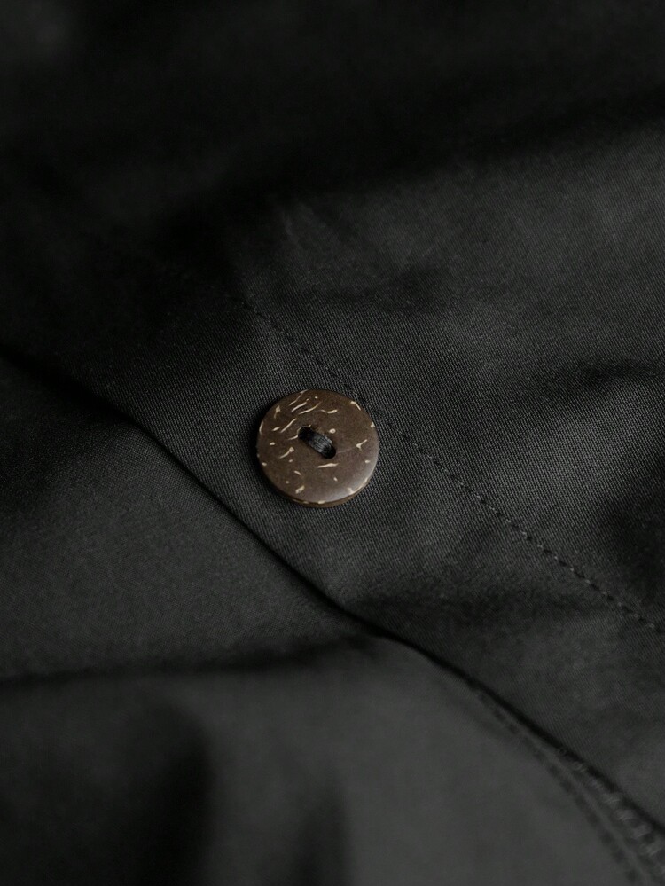 SHEIN LUNE Plus Size Casual Hooded Long Jacket With Large Pockets - Dark Grey - View 4