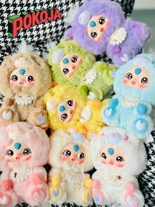 1PC Cute Pony Stuffed Animal Soft Vinyl Action Figure Collectible Model Non Plush Filling With Movable Eyes Hanging Ornament Gift For Birthday Party Home Car Interior Decoration - Multicolor - View 1