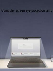 1 黑色 19.68 英寸/12.99 英寸电脑显示器灯带，屏幕夹灯，适用于工作区域的 LED 屏幕灯带，调光定时显示灯，适用于办公桌/办公室/家庭/游戏触控显示灯，卧室收藏用于护眼屏幕夹灯 - USB - 查看 4