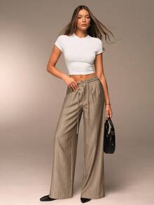 Avantive Mùa thu cho nữ / Mùa thu / Mùa thu / Trở lại trường / Hòa nhạc đồng quê / Hòa nhạc dành cho nữ / Đi chơi / Sinh nhật / Trang phục Halloween / Thường ngày / Y2k / Những năm 2000 / Những năm 90 / Gợi cảm / Trang phục phương Tây cho nữ / Boho / Đồng quê / Câu lạc bộ / Văn phòng / Cocktail / Cổ điển / Bodycon / Lễ hội Rave / Hài hước / Sang trọng / Quý tộc / Thời trang đường phố / Kỳ nghỉ / Hòa nhạc đồng quê / Công sở / Khiêm tốn / Nghỉ xuân / Độc thân / Hòa nhạc / Cơ bản / Tốt nghiệp / Halloween / Quần vest sọc / Quần vest buộc dây - Màu Khaki - Xem 6