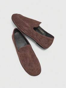 CUCCOO BIZCHIC 全新法式英伦风格低跟乐福鞋平底休闲女鞋 - 棕色 - 查看 9