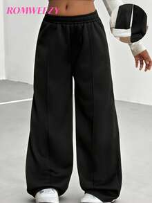 Sparklyn 少女休闲街头时尚学院风加厚保暖运动裤，秋冬季，圣诞节服装